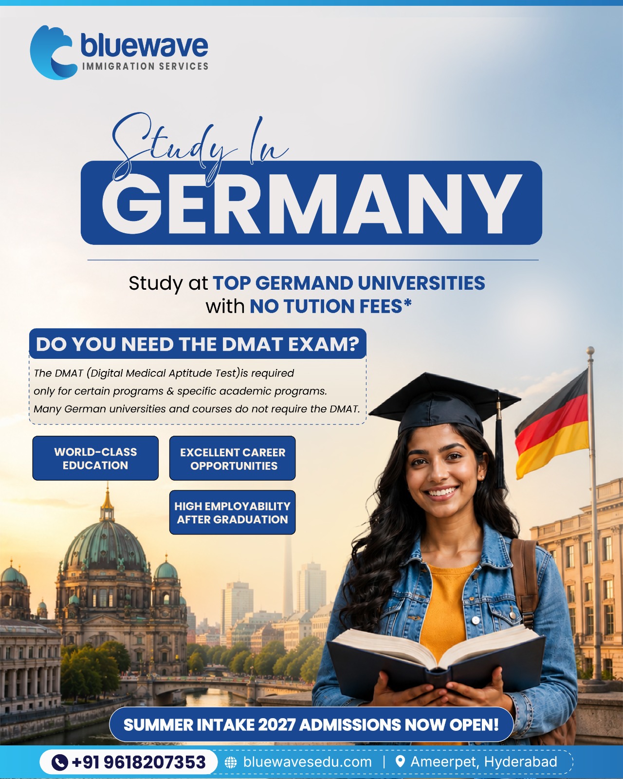 Study in Germany with Bluewave